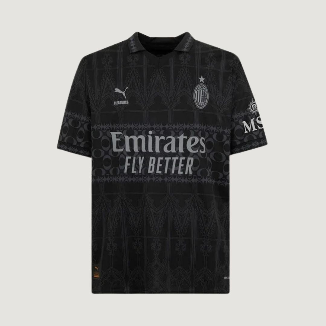 AC MILAN - MAILLOT X PLEASURES FORTH 23/24 - NOIR