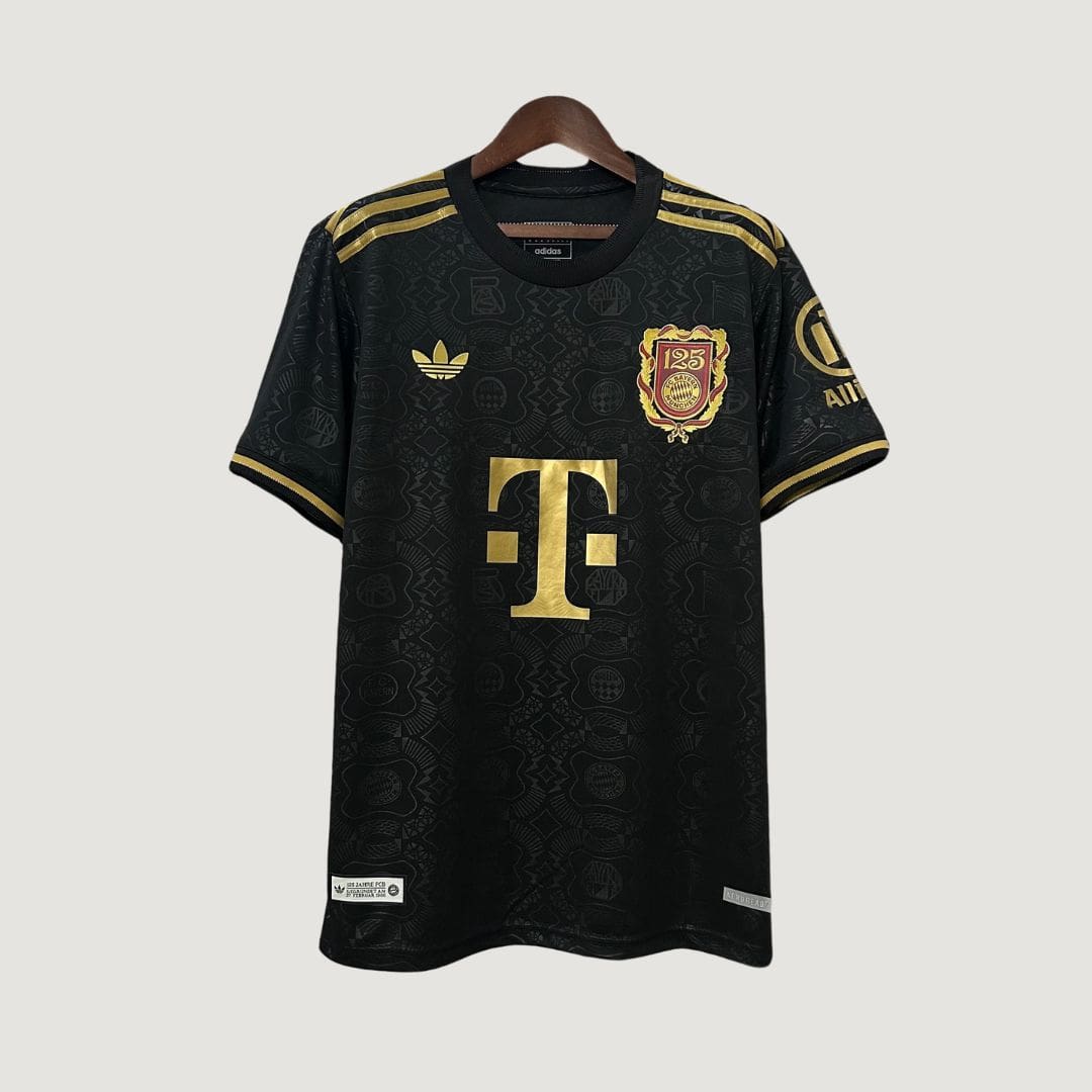 BAYERN MUNICH – MAILLOT ANNIVERSAIRE 125 ANS – NOIR & OR