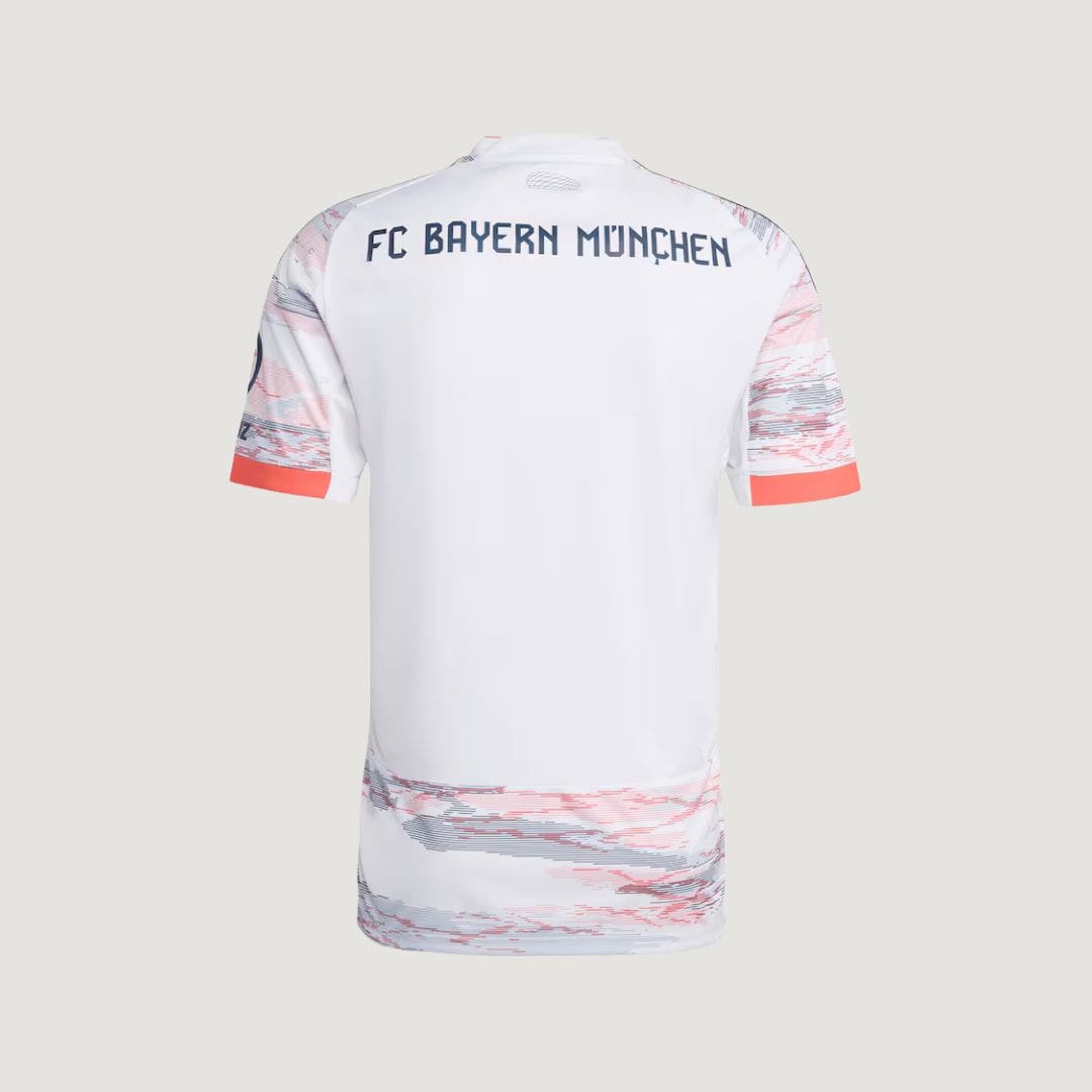 BAYERN MUNICH – MAILLOT EXTÉRIEUR 2025/2026 – BLANC, ROUGE