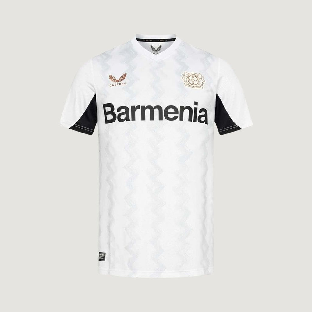 BAYER 04 LEVERKUSEN - MAILLOT EXTÉRIEUR 24/25 - BLANC, NOIR