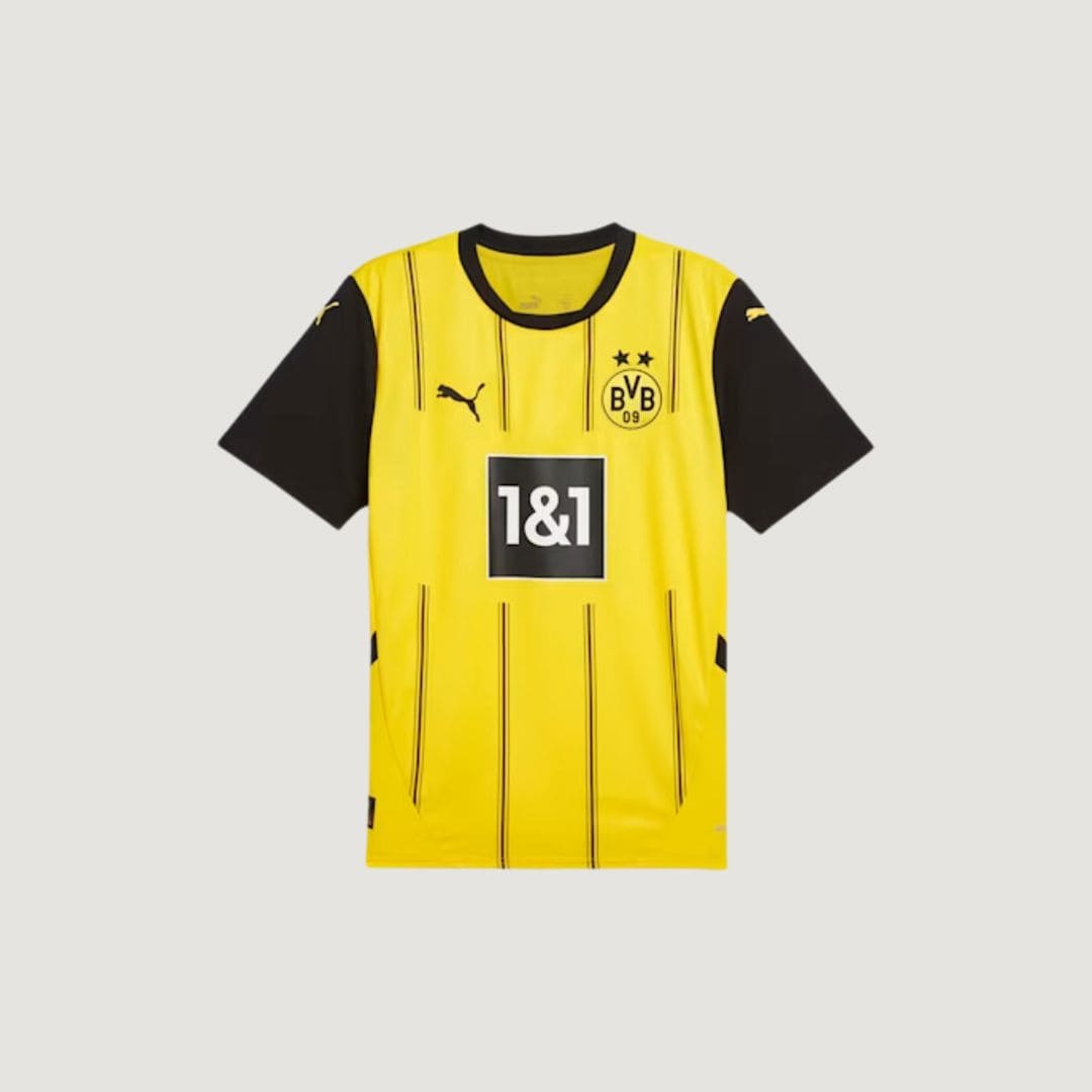 BORUSSIA DORTMUND - MAILLOT DOMICILE 24/25 - JAUNE, NOIR