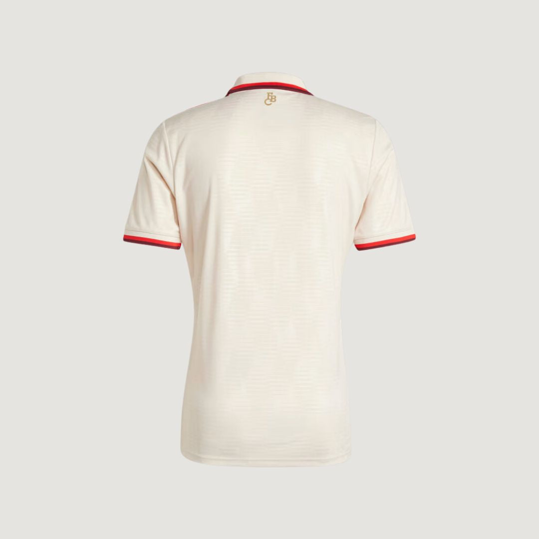 FC BAYERN MUNICH - MAILLOT THIRD 24/25 - CRÈME, ROUGE