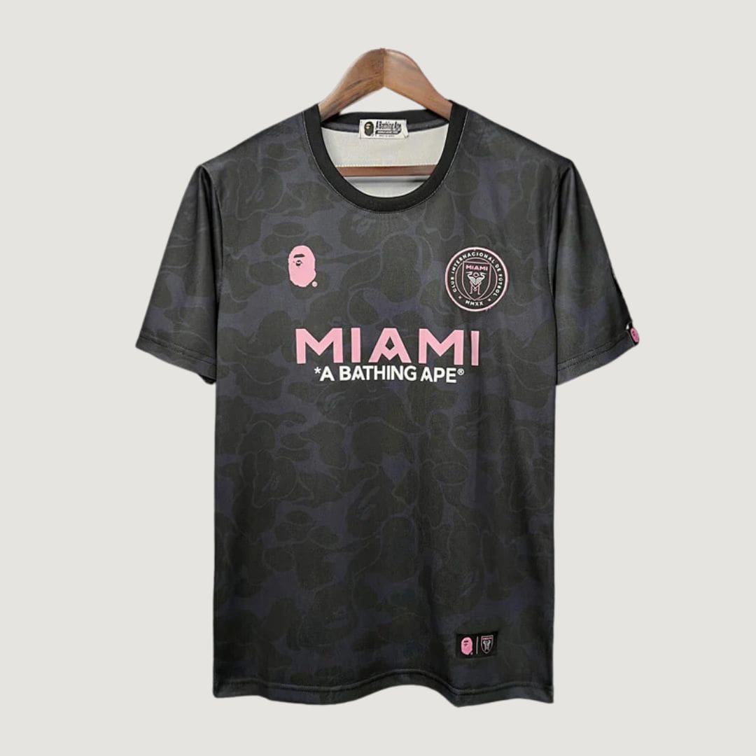 INTER MIAMI X BAPE - MAILLOT ÉDITION SPÉCIALE - NOIR